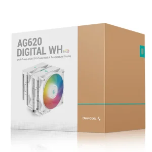DEEPCOOL AIR COOLER DIGITAL AG620 WH A-RGB