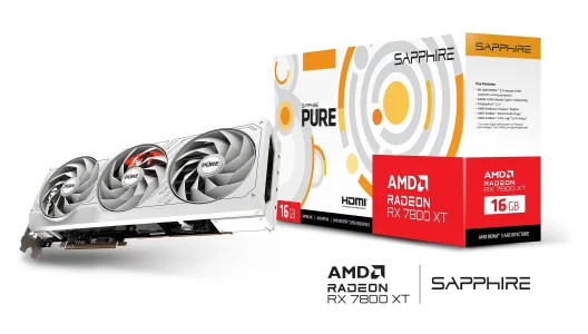 SAPPHIRE PURE AMD RADEON RX 7800 XT 16GB DUAL