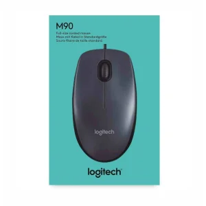 Logitech Wired Mouse M90 Black USB