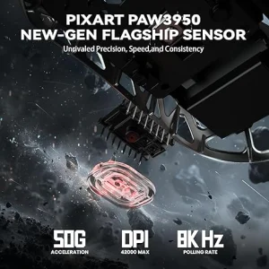 MOUSE ATTACK SHARK R2 BLACK