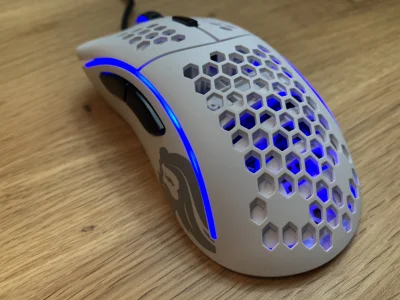 glorious model d mouse white