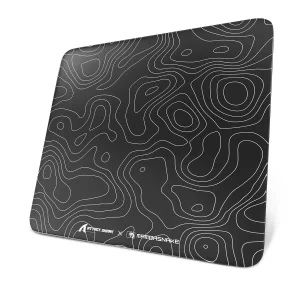 MOUSE ATTACK SHARK  GLASS MOUSEPAD BLACK