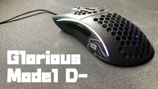 MOUSE MODEL( D - ) GLORIOUS BLACK