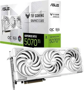 ASUS TUF RTX 5070 TI OC 16GB WHITE GPU