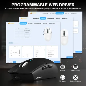 ATTACK SHARK G3PRO Wireless Gaming Mouse with RGB Charging