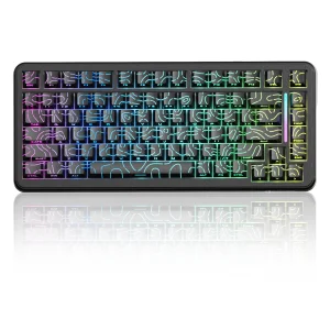 ATTACK SHARK X82PRO HE Wireless Rapid Trigger Gaming Keyboard Magnetic Switch black كيبورد