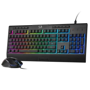Redragon S151 Gaming Keyboard & Mouse Combo, 104 Keys K525 Wired RGB