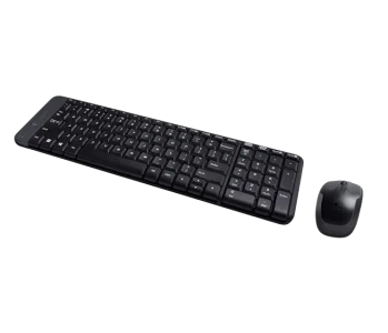 Logitech MK220 Wireless Keyboard and Mouse Combo, Black
