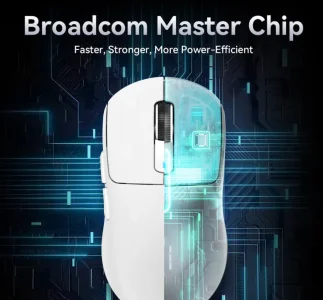 Attack shark x3 pro white gaming mouse