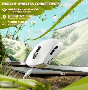 ATTACK SHARK G3 WHITE MOUSE