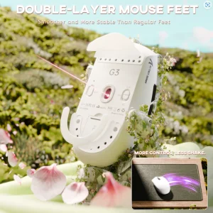 ATTACK SHARK G3 WHITE MOUSE