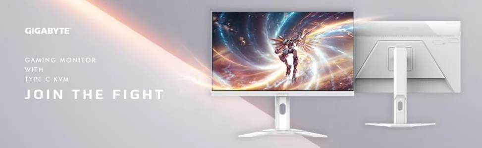 GIGABYTE MONITOR M27QA ICE EK white